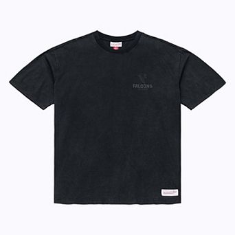Men's Mitchell & Ness Black Atlanta Falcons Core Essentials Micro Logo T-Shirt