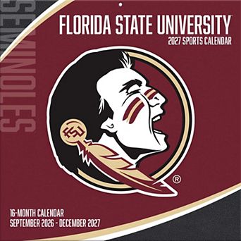 Florida State Seminoles 2027 12” x 12” Team Wall Calendar
