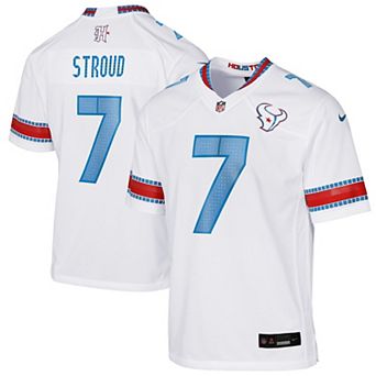 Youth Nike C.J. Stroud White Houston Texans 2026 Rivalries Collection Game Jersey