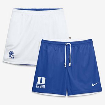 Men's Nike Royal/White Duke Blue Devils Courtside Reversible Dri-FIT Shorts