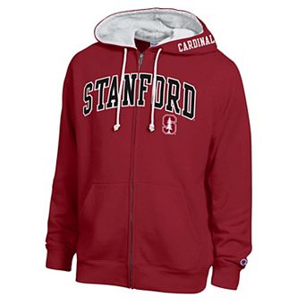 Men's Champion Cardinal Stanford Cardinal Arch Logo Full-Zip Fleece Hoodie