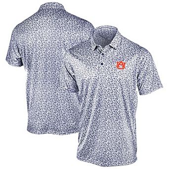 Men's Antigua Navy Auburn Tigers Flourish Polo