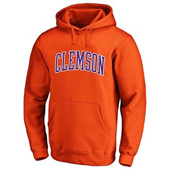 Men's Champion Orange Clemson Tigers Arch Over Tackle Twill Hoodie