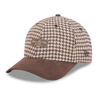 Women's New Era Light Brown Boston Red Sox Faux Wool 9FORTY A-Frame M-Crown Adjustable Hat