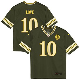 Preschool Nike Jordan Love Green Green Bay Packers 2026 Rivalries Collection Game Jersey