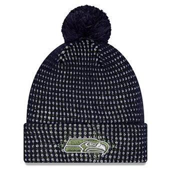 Men's New Era College Navy Seattle Seahawks Rivalries Collection Cuffed Knit Hat