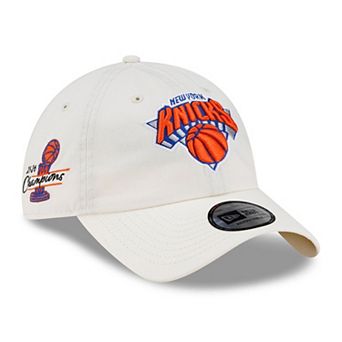 Men's New Era White New York Knicks Casual Classic Champs Adjustable Hat