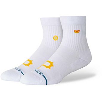 Unisex Stance White Pittsburgh Pirates Hot Dog Quarter Socks
