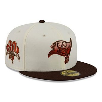 Men's New Era Cream/Brown Tampa Bay Buccaneers Pumpkin Spice 59FIFTY Fitted Hat