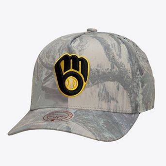 Men's Mitchell & Ness Camo Milwaukee Brewers Perfect Pro Pinch Adjustable Hat