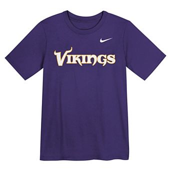 Preschool Nike Purple Minnesota Vikings Wordmark T-Shirt