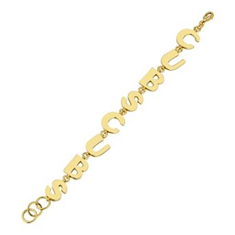 Chicago Cubs Letter Link Bracelet by Jill Martin