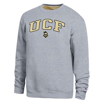 Men's Champion Heather Gray UCF Knights Arch Sweatshirt