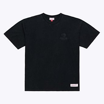 Men's Mitchell & Ness Black Jacksonville Jaguars Core Essentials Micro Logo T-Shirt