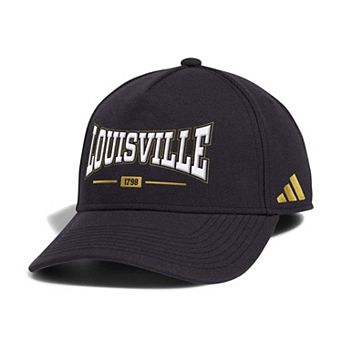 Unisex adidas Black Louisville Cardinals For the Ville A-Frame Adjustable Hat