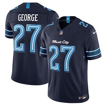 Men's Nike Eddie George Navy Tennessee Titans 2026 Rivalries Collection Stitched Limited Jersey