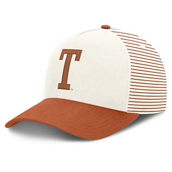 Unisex Nike White/Texas Orange Texas Longhorns Vault Striped A-Frame Rise Adjustable Hat