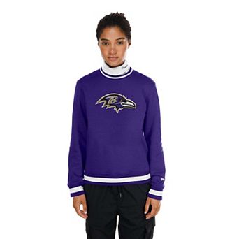 Women's New Era Purple Baltimore Ravens Sport Classics Turtleneck