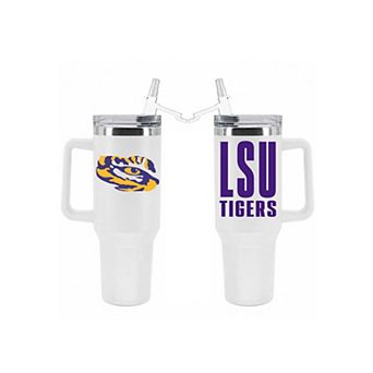 The Memory Company LSU Tigers 40oz. Stainless Steel Tumbler with Flip Straw