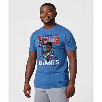 Unisex Homage Lawrence Taylor Royal New York Giants Caricature Player Graphic Tri-Blend T-Shirt