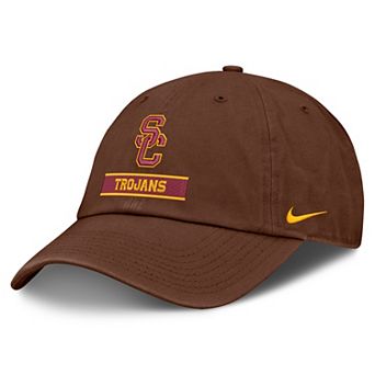 Men's Nike Brown USC Trojans 2026 Military Appreciation Club Adjustable Hat