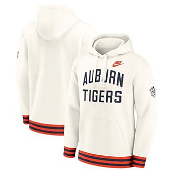 Men's Nike Cream Auburn Tigers Legacy Retro Pullover Hoodie