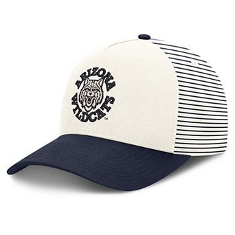 Unisex Nike White/Navy Arizona Wildcats Vault Striped A-Frame Rise Adjustable Hat
