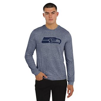 Men's J. Palmer College Navy Seattle Seahawks Four Down Long Sleeve T-Shirt