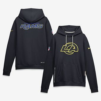 Men's Nike Navy Los Angeles Rams Rivalries Collection Standard Issue Sideline Pullover Hoodie