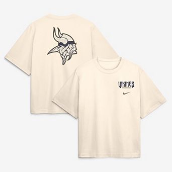 Women's Nike Cream Minnesota Vikings 2026 Rivalries Collection Boxy T-Shirt