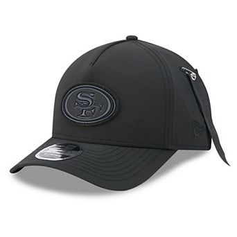 Men's New Era x Alpha Industries Black San Francisco 49ers A-Frame 9FORTY Adjustable Hat