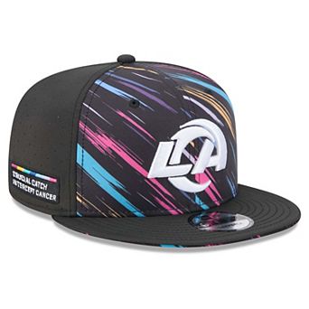 Men's New Era Black Los Angeles Rams 2026 NFL Crucial Catch 9FIFTY Snapback Hat