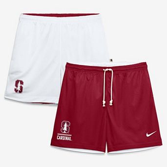 Men's Nike Cardinal/White Stanford Cardinal Courtside Reversible Dri-FIT Shorts