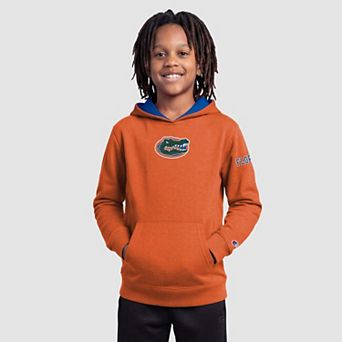 Youth Champion Orange Florida Gators Fleece Hoodie