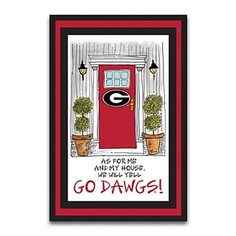 Georgia Bulldogs As For Me 12" x 18" Garden Flag