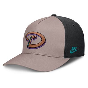 Men's Nike Light Brown/Black Arizona Diamondbacks Cooperstown Rise A-Frame Adjustable Hat