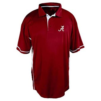 Men's Big and Tall Profile Crimson Alabama Crimson Tide Color Block Panel Polo