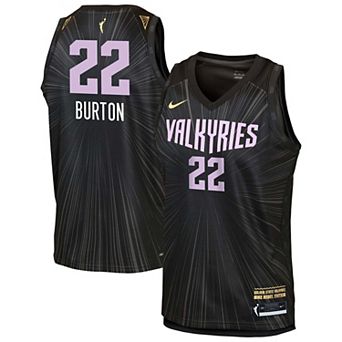Youth Nike Veronica Burton Anthracite Golden State Valkyries Victory Jersey - Rebel Edition