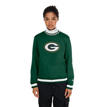 Women's New Era Dark Green Green Bay Packers Sport Classics Turtleneck