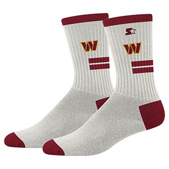 Unisex PRO Compression Cream Washington Commanders Premiere Cushioned Crew Socks