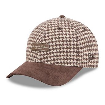 Women's New Era Light Brown Los Angeles Dodgers Faux Wool 9FORTY A-Frame M-Crown Adjustable Hat