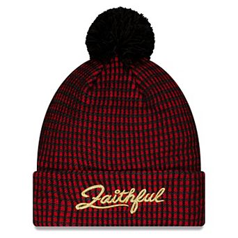 Men's New Era Scarlet San Francisco 49ers Rivalries Collection Cuffed Knit Hat