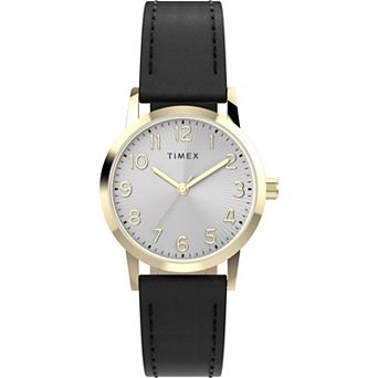 Timex® Main Street Women's 30mm Leather Strap Watch - TW2Y67200