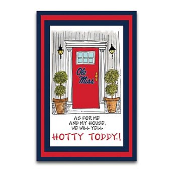 Ole Miss Rebels As For Me 12" x 18" Garden Flag