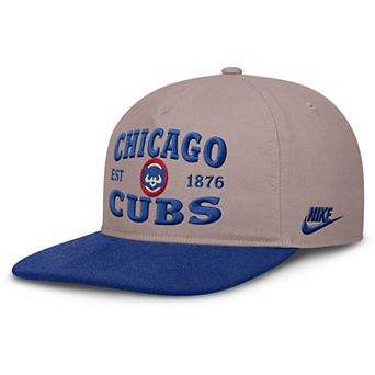 Men's Nike Light Brown/Royal Chicago Cubs Pro A-Frame Adjustable Hat