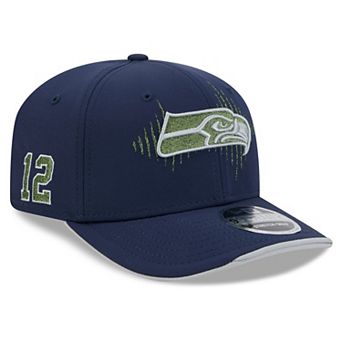 Men's New Era College Navy Seattle Seahawks Rivalries Collection 9SEVENTY Adjustable Hat