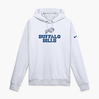 Men's Nike White Buffalo Bills Rivalries Collection Dri-FIT Pullover Hoodie