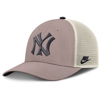 Men's Nike Khaki New York Yankees Rise Adjustable Trucker Hat