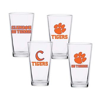 Clemson Tigers 16oz. Collector Pint Glass Four-Piece Set