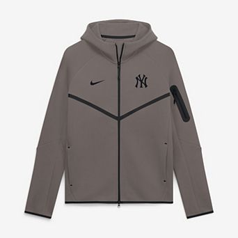 Men's Nike Brown New York Yankees Tech Full-Zip Windrunner Hoodie